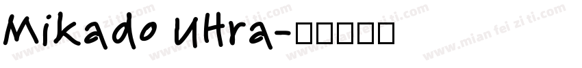 Mikado Ultra字体转换